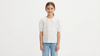 Lace-Trim Peter Pan Collar Cotton Blouse