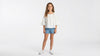 Embroidered Trim Cotton Blouse