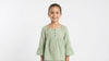 Embroidered Trim Cotton Blouse