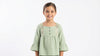 Embroidered Trim Cotton Blouse