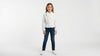 Bow-Tie Peplum Viscose Blouse