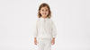 Eyelet Embroidered Blouse with Tassel Tie
